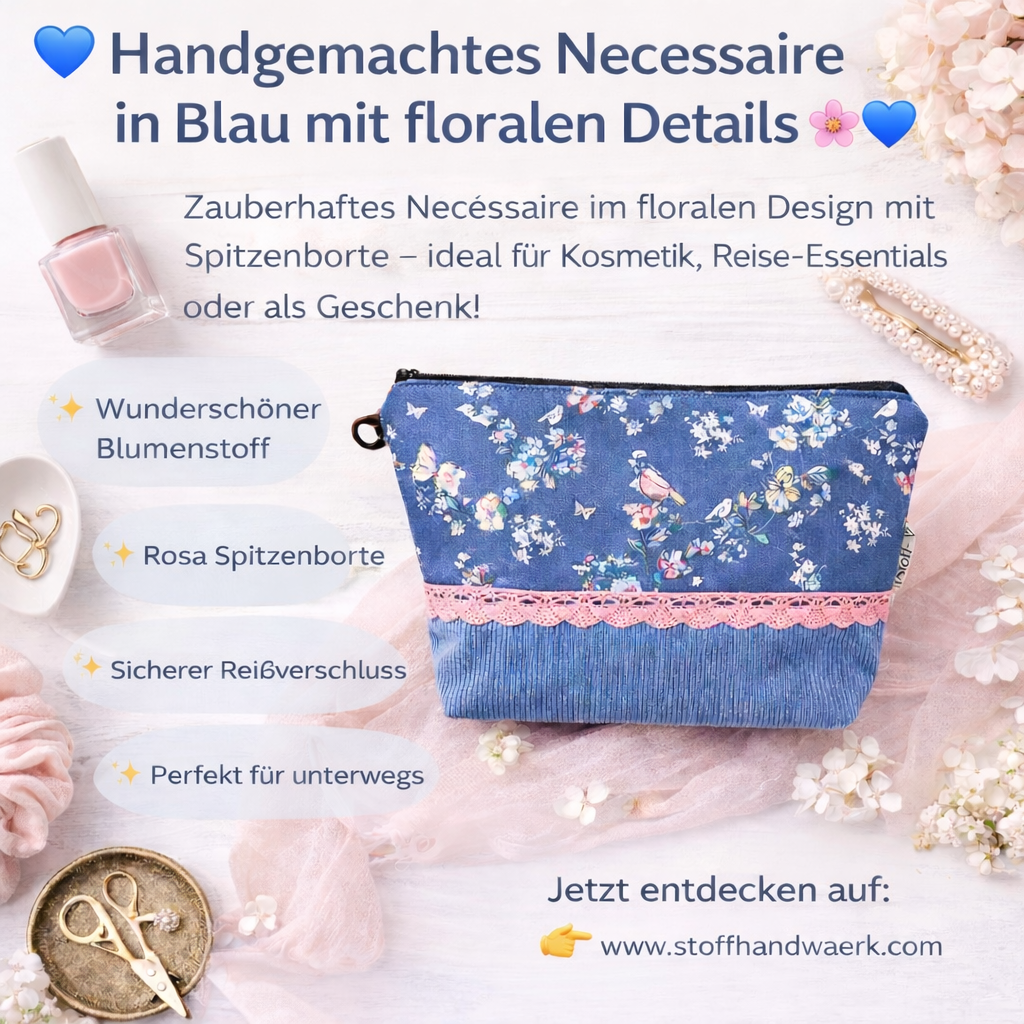 Handgefertigtes Necessaire bau
